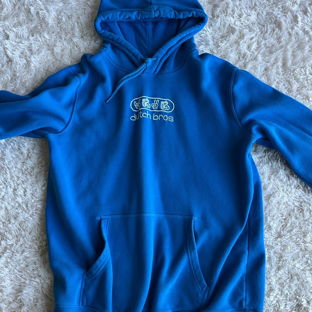 Blue Dutch Bros Hoodie